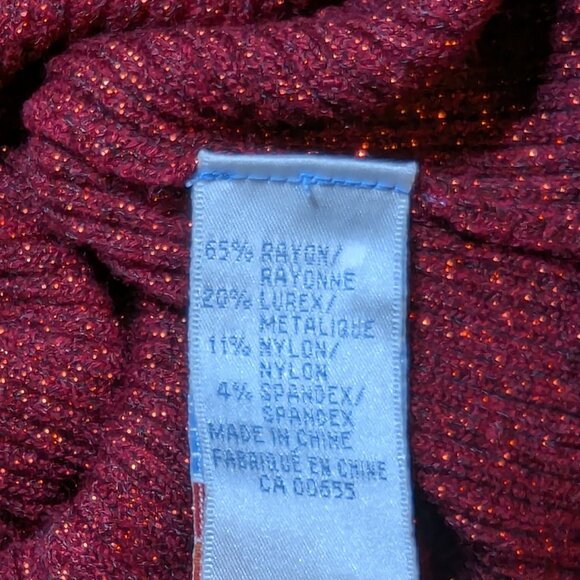 Red metallic top - Picture 6 of 6